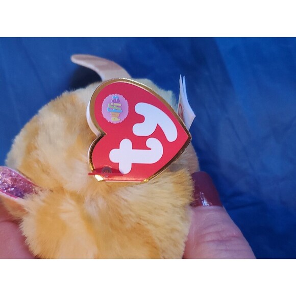 TY Ballz Pull Tabitha & Owen Plush Glitter Eye Stuffed Animal Toy - Picture 13 of 16